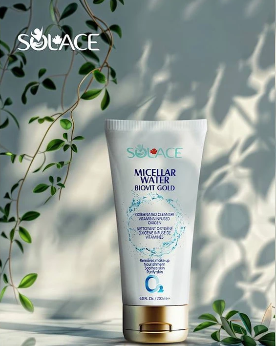 ژل میسلار دانه طلایی Solace ژل میسلار دانه طلایی Solace