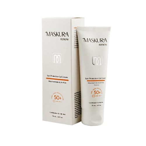 خرید کرم ژل ضد آفتاب پوست چرب Mascura SPF50
