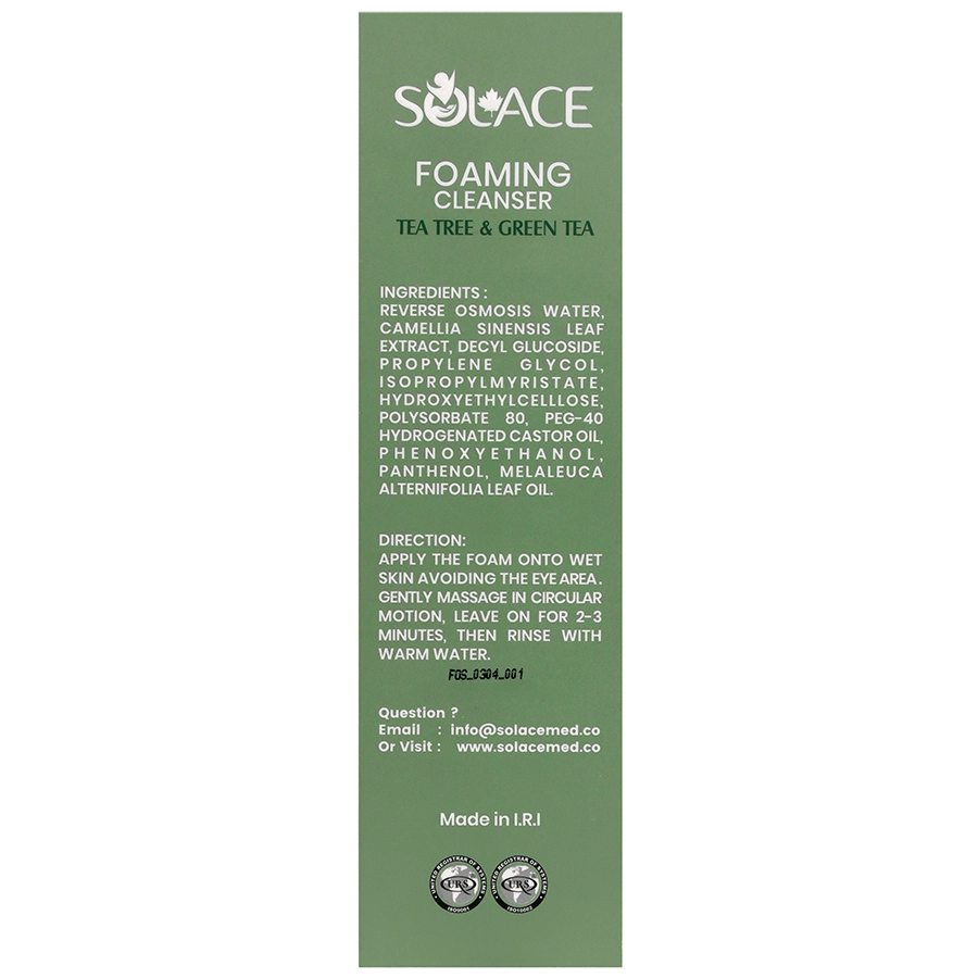 فوم شستشوی تی تری Solace