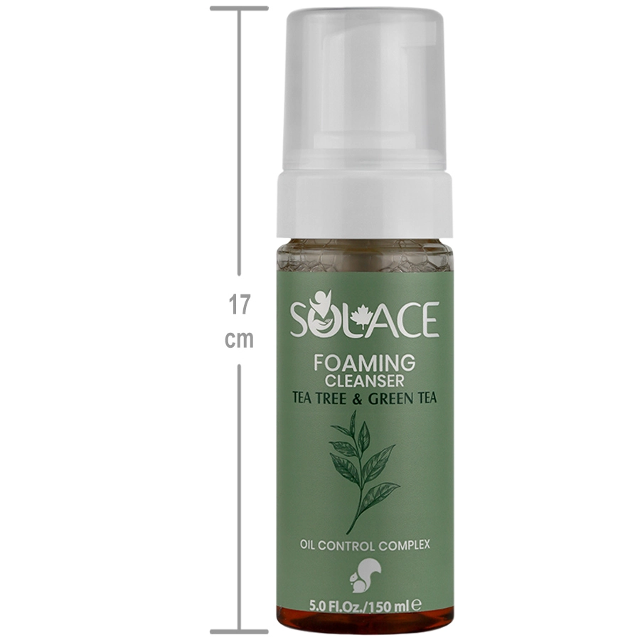 خرید فوم شستشوی چای سبز و درخت چای Solace | مخصوص پوست چرب - Image 3