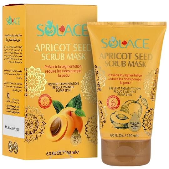 ماسک اسکراب هسته زردآلو Solace