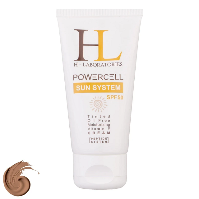 کرم ضدآفتاب رنگی SPF50 اچ ال 50 میل
