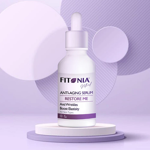 سرم ضد چروک fitonia 30 میل مناسب انواع پوست