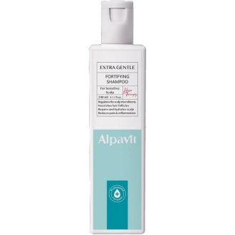 شامپو آلپاویت Extra Gentle مناسب کف سر حساس و پس از کاشت مو حجم 240ml