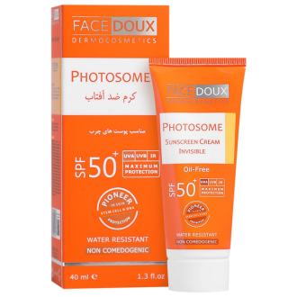 کرم ضد آفتاب فوتوزوم فیس دوکس ⁺SPF50 حجم ۴۰ میلی لیتر
