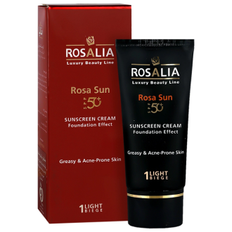 کرم ضد آفتاب SPF50 پوست چرب رزاسان رزالیا 40 میلی لیتر