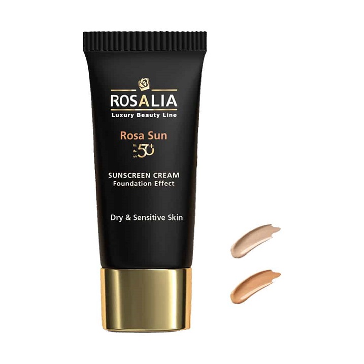 کرم ضد آفتاب رزالیا مدل Rosa Sun با SPF50 مناسب پوست خشک حجم 40 میلی لیتر