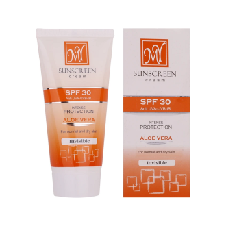 ضد آفتاب بی رنگ SPF30 مناسب پوست نرمال و خشک