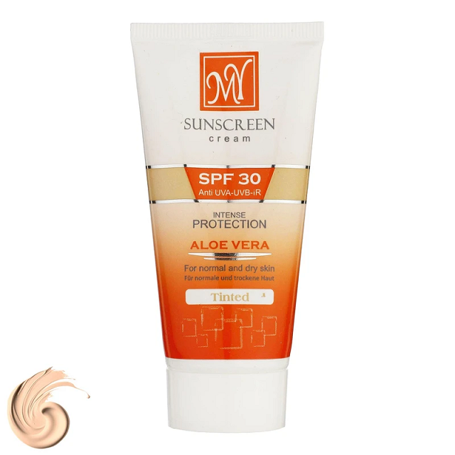 ضد آفتاب رنگی SPF30 مناسب پوست نرمال و خشک