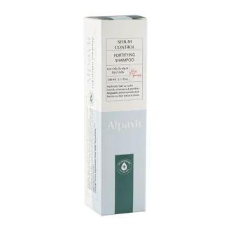 شامپو alpavit مناسب کف سر چرب و موهای خشک