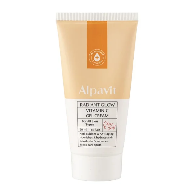 ژل کرم ویتامین C آلپاویت Radiant Glow حجم 50 میل