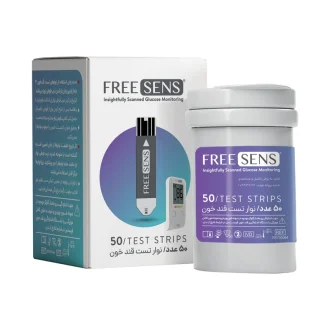 نوار تست قند خون FREESENS بسته 50 عددی