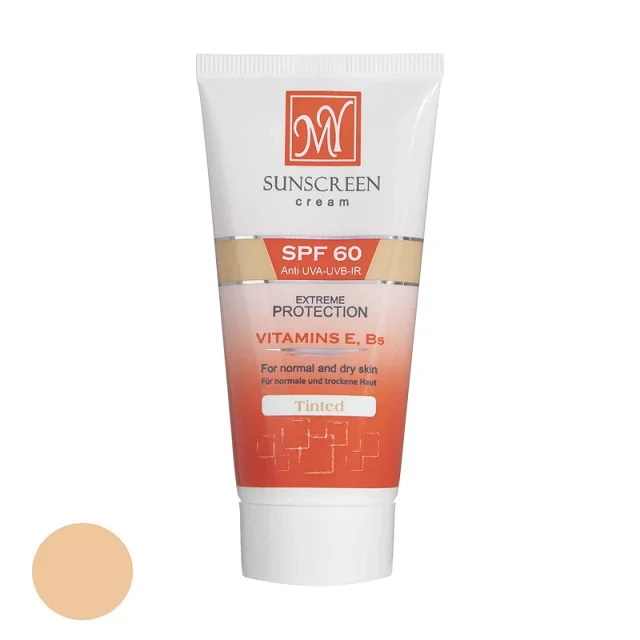 کرم ضدآفتاب مای رنگی مناسب پوست خشک SPF 60